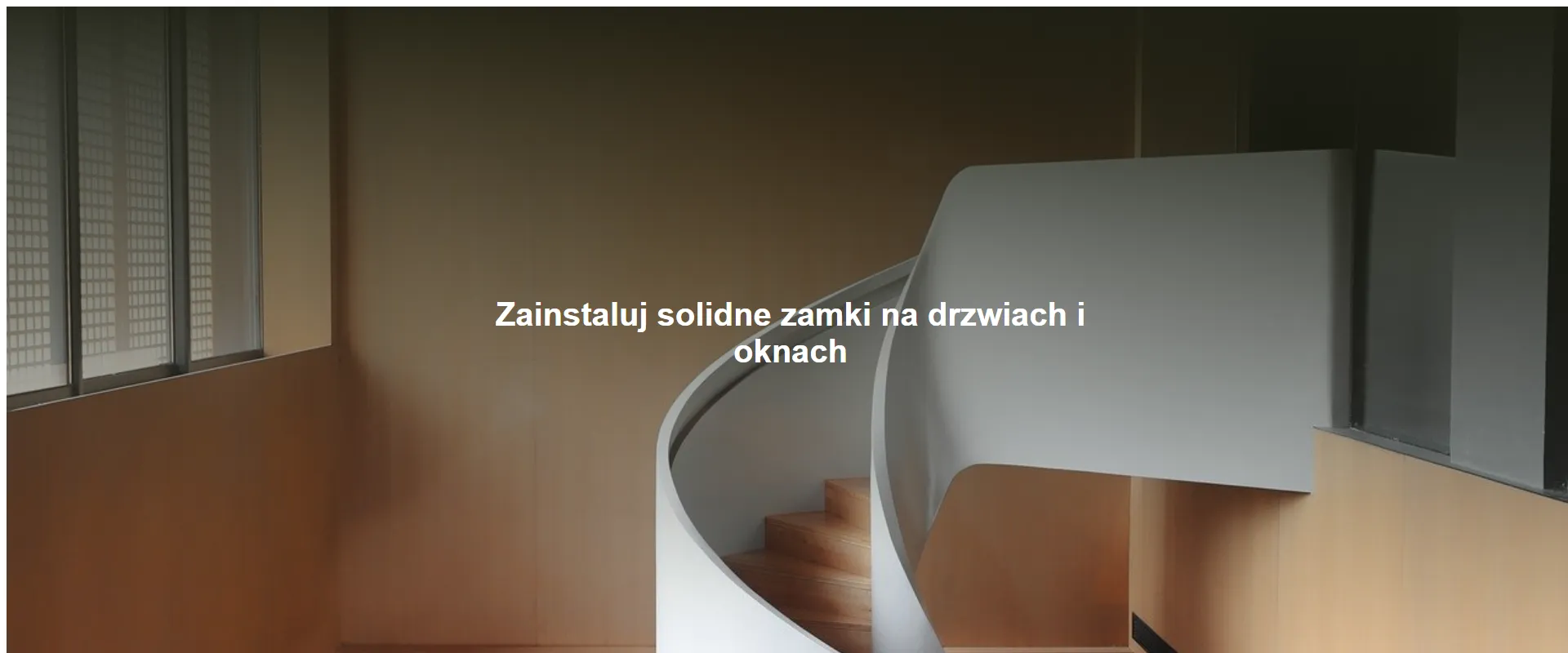 Zainstaluj solidne zamki na drzwiach i oknach